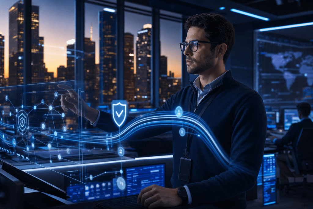 Galaxy IT Solutions network security engineer managing enterprise Fortinet network infrastructure in Conroe Texas