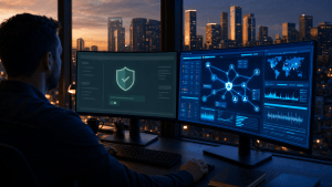 EDR endpoint detection and response dashboard compared to legacy antivirus