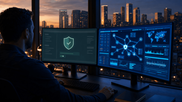 EDR endpoint detection and response dashboard compared to legacy antivirus